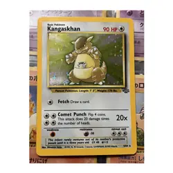 Pokemon Kangaskhan 05/64 Jungle Holo Rare Unlimited English 1999 HP90 Basic - Image 1