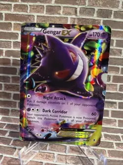 GENGAR EX 2014 POKEMON XY PHANTOM FORCES RARE HOLO 34/119 - Image 1