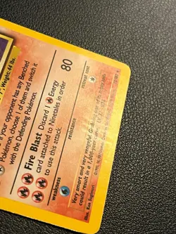 Pokemon Base Set Unlimited Ninetales 12/102 Holo Rare MP-HP - Image 2