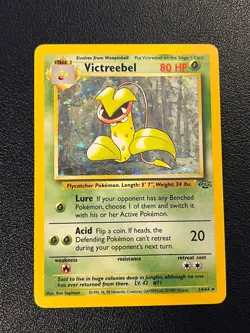 Pokemon Jungle Set Unlimited Victreebel 14/64 Holo Rare LP-MP - Image 1