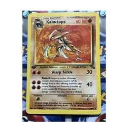 Pokemon Kabutops 24/62 Fossil 1st Edition Rare English 1999 HP60 Stage 2 - Image 1