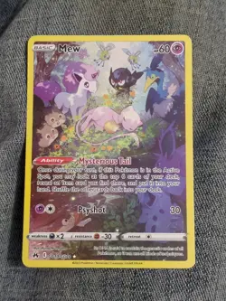 Pokemon TCG Mew GG10/GG70 Crown Zenith Ultra Rare Holo - Image 1