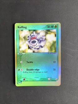 Pokemon TCG Koffing EX Ruby Sapphire 54/109 Reverse Holo Common 2003 Nintendo - Image 1