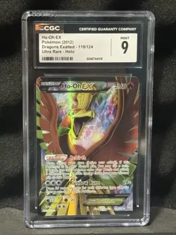 Pokemon Ho-Oh EX Dragons Exalted Full Art #119 CGC 9 Mint - Image 1