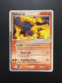 Pokemon Moltres ex 031 Promo Black Star Nintendo Vintage - LP - Image 1