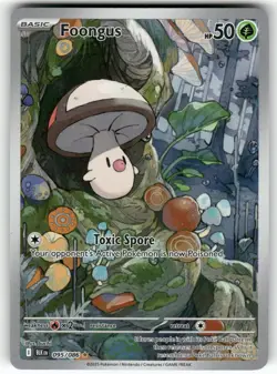 Foongus 095/086 Illustration Rare Black Bolt Pokemon Near Mint - Image 1