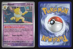 Hypno 097/165 Uncommon 151 Pokemon Reverse Holo Near Mint - Image 3