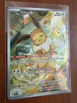 Eevee SVP 173 Prismatic Evolutions Black Star Promo Pokemon TCG - NM - Image 2