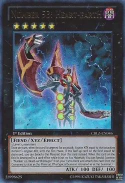 Yugioh! MP Number 53: Heart-eartH - CBLZ-EN046 - Ultra Rare - 1st Edition Modera - Image 1