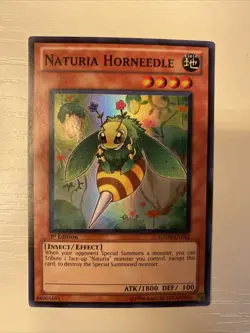 Naturia Horneedle - HA03-EN042 - 1st Edition - Super Rare - LP - Image 1