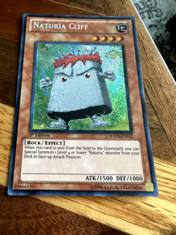 Naturia Cliff HA03-EN012 1st Edition Secret Rare PL + BONUS - Image 1