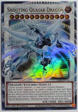 Yugioh Shooting Quasar Dragon RA05-EN143 Ultra Rare 1st Edition - Image 1