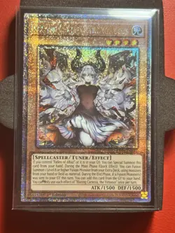 YUGIOH TCG Blazing Cartesia, the Virtuous ALT ART RA04-EN041 QCR QCSR VLP - Image 1