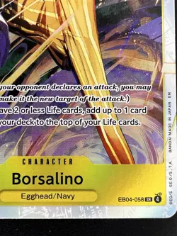 Borsalino SR EB04-058 Adventure On Kami's Island One Piece TCG English - Image 4