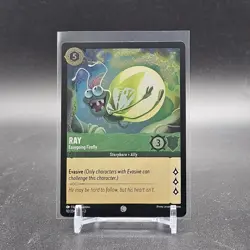 ***FOIL*** Disney Lorcana Floodborn: Ray - Easygoing Firefly 92/204 Cold Foil - Image 1