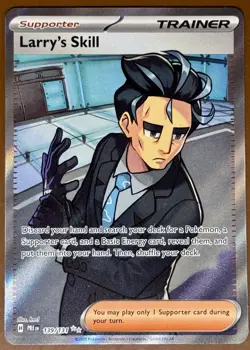 Larry's Skill 139/131 Prismatic Evolutions Pokemon Card NM - Image 1