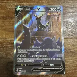 NEAR MINT! Umbreon V (189/203) Evolving Skies Full Art Ultra Rare Pokemon Card! - Image 2