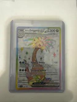 Pokemon TCG Alolan Exeggutor EX 225/191 Surging Sparks Holo Ultra Rare Card - Image 1