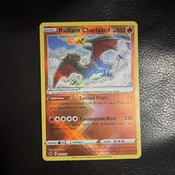 Radiant Charizard Crown Zenith Reverse Holo Card 020/159 Near Mint NM - Image 1