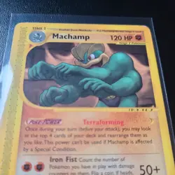 Machamp 51/165 Non Holo Expedition Pokemon Card - Image 3