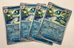 Frogadier 057/167 Reverse Holo 4x x4 Pokemon Cards Twilight Masquerade Playset - Image 1