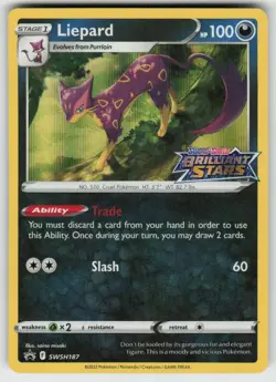 GGC - 6 Liepard SWSH187 Promo SWSH: Sword & Shield Promo Cards - Image 1