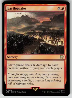 Earthquake Commander: The Lord of the Rings 214 MTG NM - Image 1