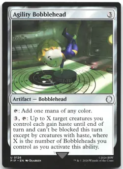 Agility Bobblehead 126 Universes Beyond: Fallout Magic: The Gathering NM - Image 1