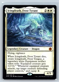 ICINGDEATH, FROST TYRANT 20 ADVENTURES IN THE FORGOTTEN REALMS MTG NM - Image 1