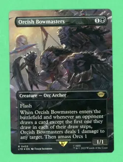 MTG Orcish Bowmasters Scene Foil (LOTR) 0433 NM - Image 1