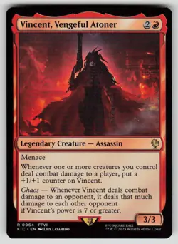 Vincent, Vengeful Atoner R Commander: FINAL FANTASY 64 NM - Image 1