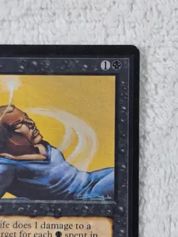 Magic The Gathering Beta Drain Life 1993 Black Sorcery NM Old School - Image 3