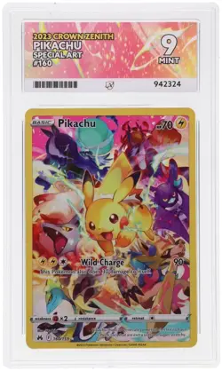 Ace 9 - Pikachu 160/159 Crown Zenith Secret Rare Pokemon Card - Image 1
