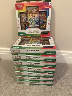 Pokemon TCG: First Partner Illustration Collection Series 1 Brand New x8 - Image 1