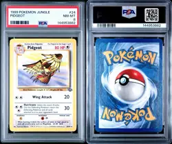1999 Pokemon Jungle Pidgeot #24 PSA 8 NM-MT - Image 3