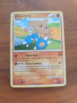 Pokemon TCG Hitmontop Call of Legends 8/95 Holo Holo Rare NM - Image 1