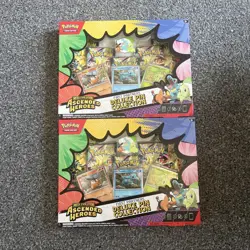 Pokemon TCG Ascended Hero’s Pin Collection X2 New Factory Sealed - Image 1