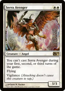 Serra Avenger - Light Play MTG Magic 2013 Core Set - Image 1