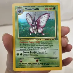 Pokemon TCG Venomoth Jungle 13/64 Unlimited Holo Rare 1999 Stage 1 - Image 1