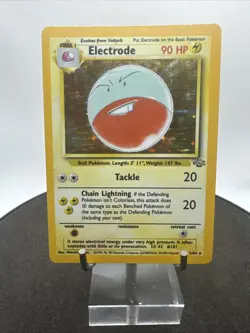 Pokemon TCG: Electrode Jungle Holo Rare # 2/64 - Image 1