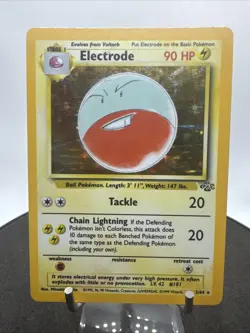 Pokemon TCG: Electrode Jungle Holo Rare # 2/64 - Image 2