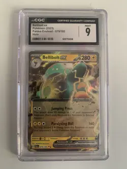Bellibolt ex 079/193 English CGC 9 2023 Pokemon TCG Paldea Evolved Mint - Image 1