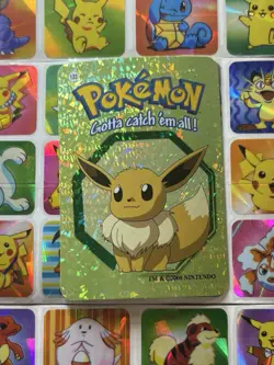 Pokemon 151 Vintage Pocket Monsters Vending HOLO Prism Sticker 2000 Nintendo - Image 2