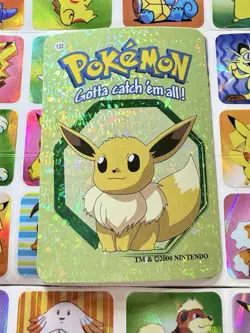 Pokemon 151 Vintage Pocket Monsters Vending HOLO Prism Sticker 2000 Nintendo - Image 3