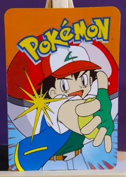 POKEMON POCKET MONSTERS VENDING PRISM STICKER 25 PIKACHU B 2000 NINTENDO - Image 2