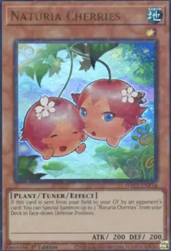 Naturia Cherries HAC1-EN116 1st Duel Terminal Ultra Rare NM Yugioh DNA GAMES - Image 1