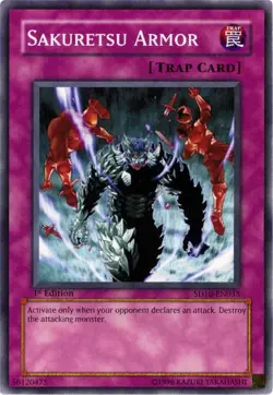 Sakuretsu Armor - SD10-EN033 - NM/VLP - Common - 1st ed - Yugioh - Image 1