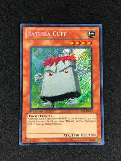YUGIOH NATURIA CLIFF HA03-EN012 1ST SECRET - Image 1