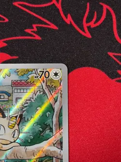 Pokemon TCG Meowth Illustration Rare 106/094 Phantasmal Flames Pack - Image 2