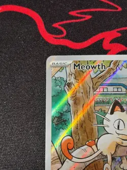 Pokemon TCG Meowth Illustration Rare 106/094 Phantasmal Flames Pack - Image 3